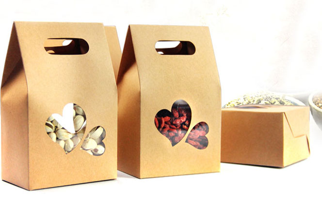 Pencereli Karton Çanta