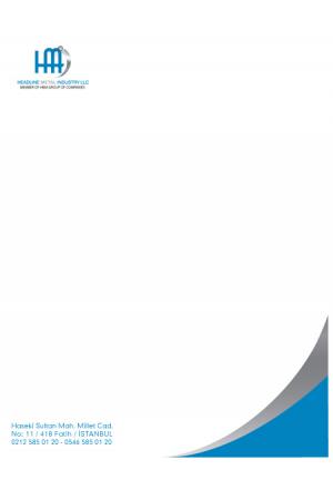  ANTETLİ KAĞIT İKİ RENK BASKILI