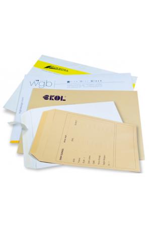 TEK RENK BASKILI TORBA ZARF 17,5x25 CM  500 ADET