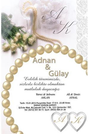 DÜĞÜN DAVETİYESİ MAT SELEFONLU 1000 ADET