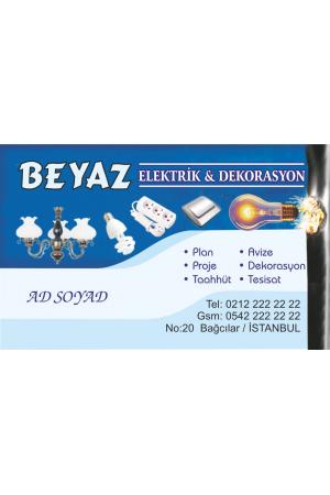 ELEKTRİKCİ KARTVİZİTİ ELEKTRİKCİ KARTVİZİTİ
