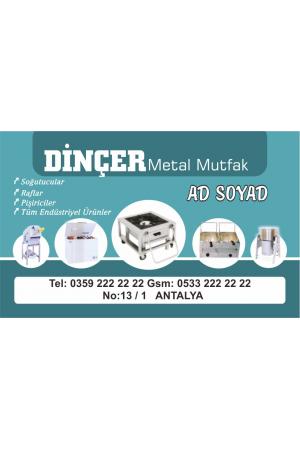 ENDÜSTRİYEL MUTFAK KARTVİZİTİ