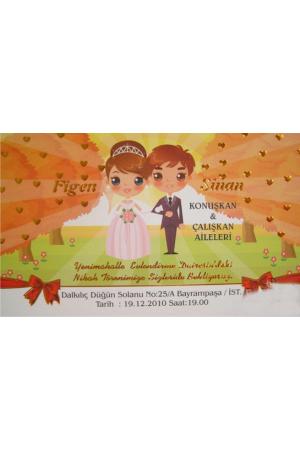 YALDIZLI MAT SELEFONLU LÜKS DAVETİYE 1000 ADET